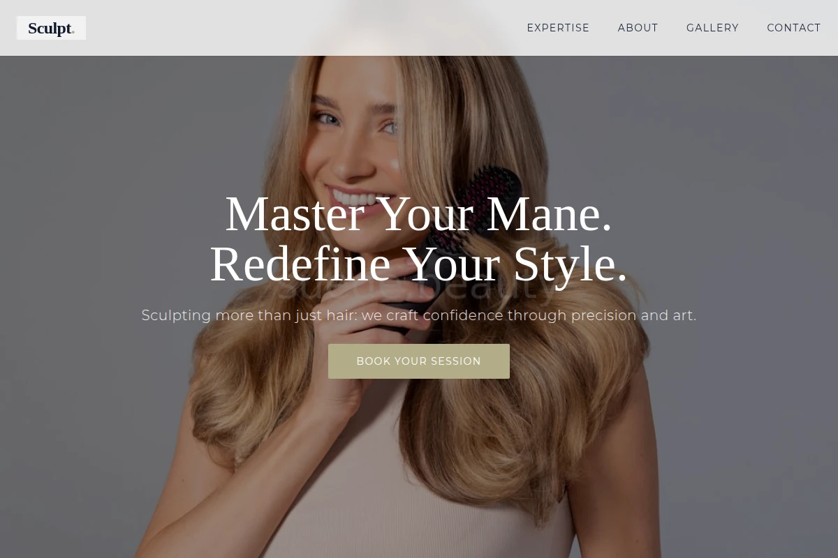 Sculpt Hair Styling