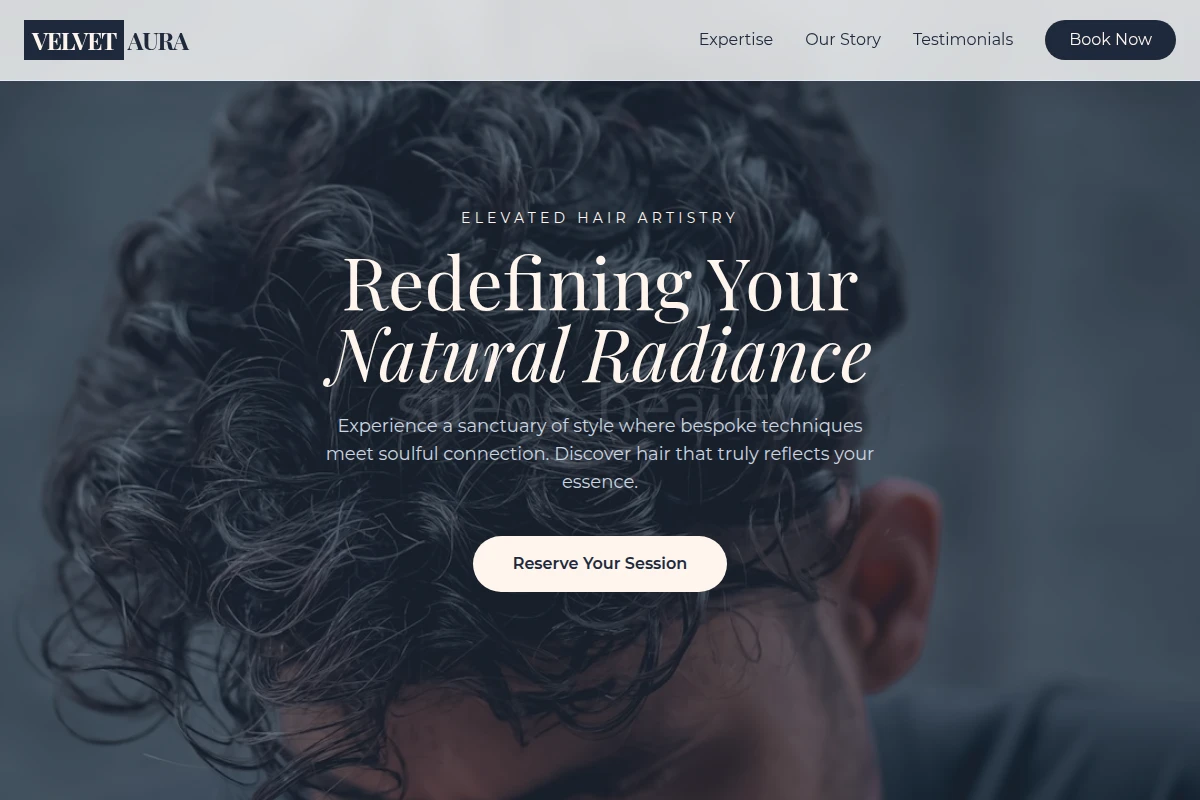 Glow Hair Styling