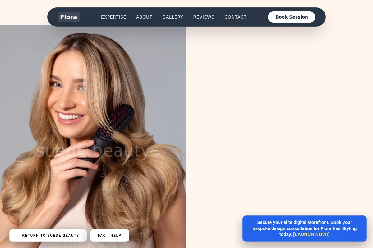 Flora Hair Styling