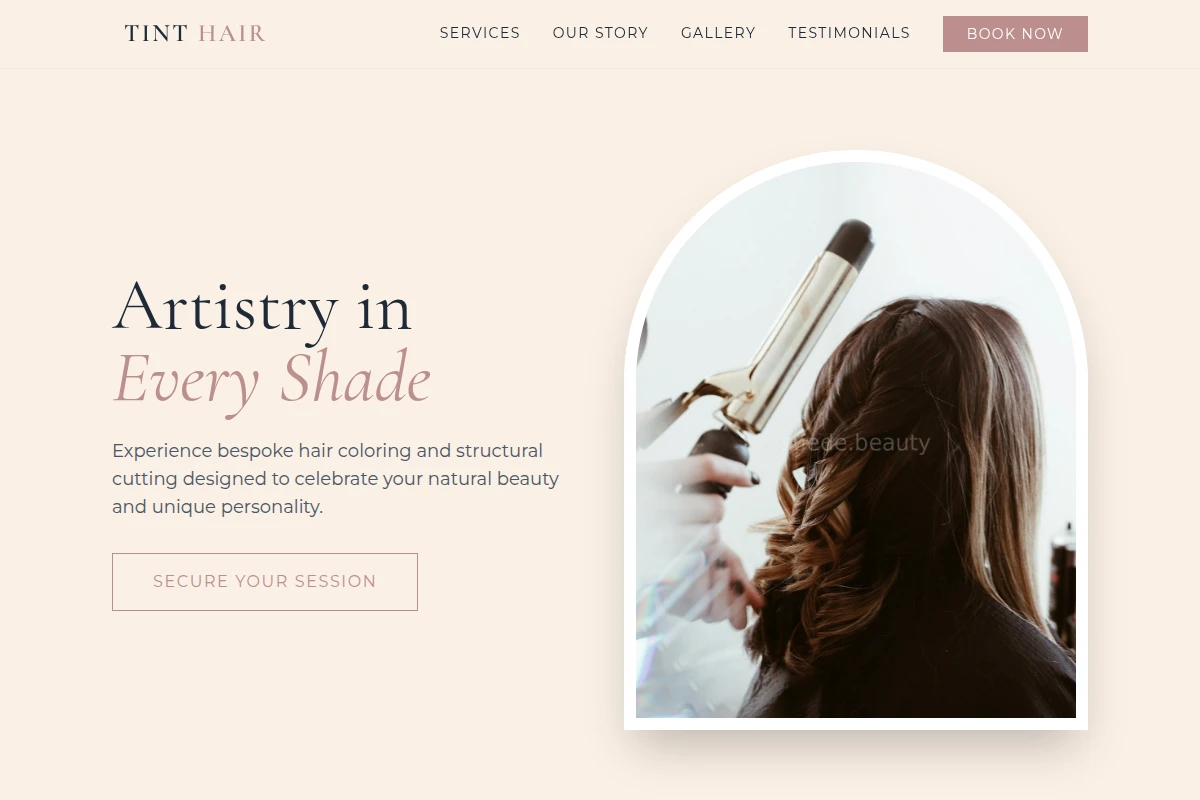 Tint Hair Styling