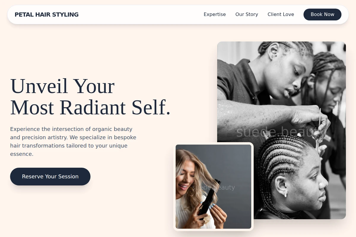 Petal Hair Styling