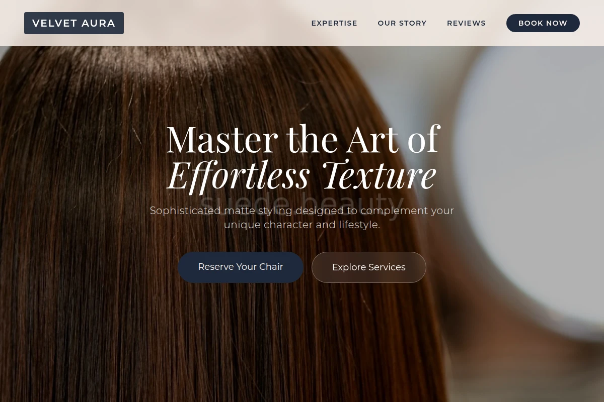 Matte Hair Styling