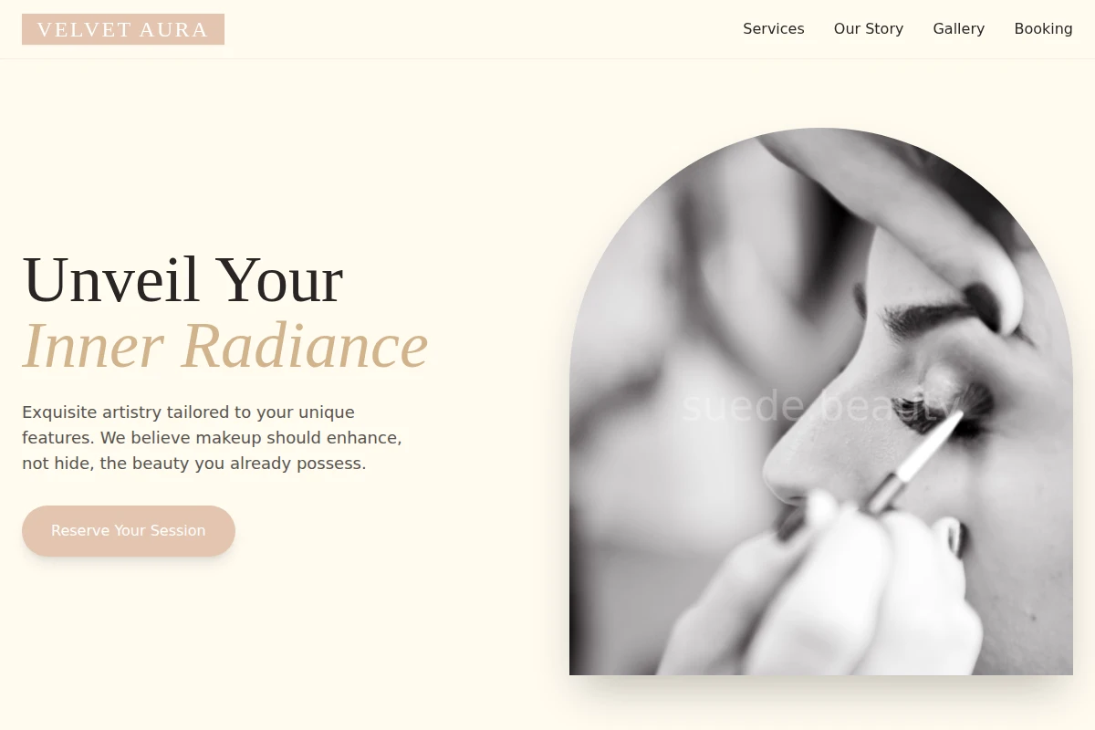 Premium Beauty Salon Website Design